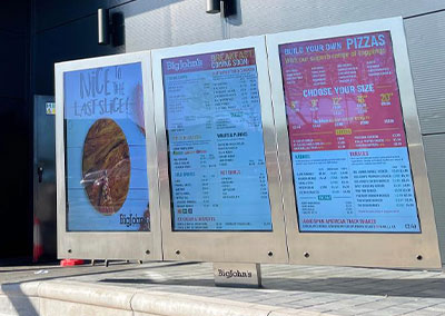 Drive-Through Digital Menu Boards